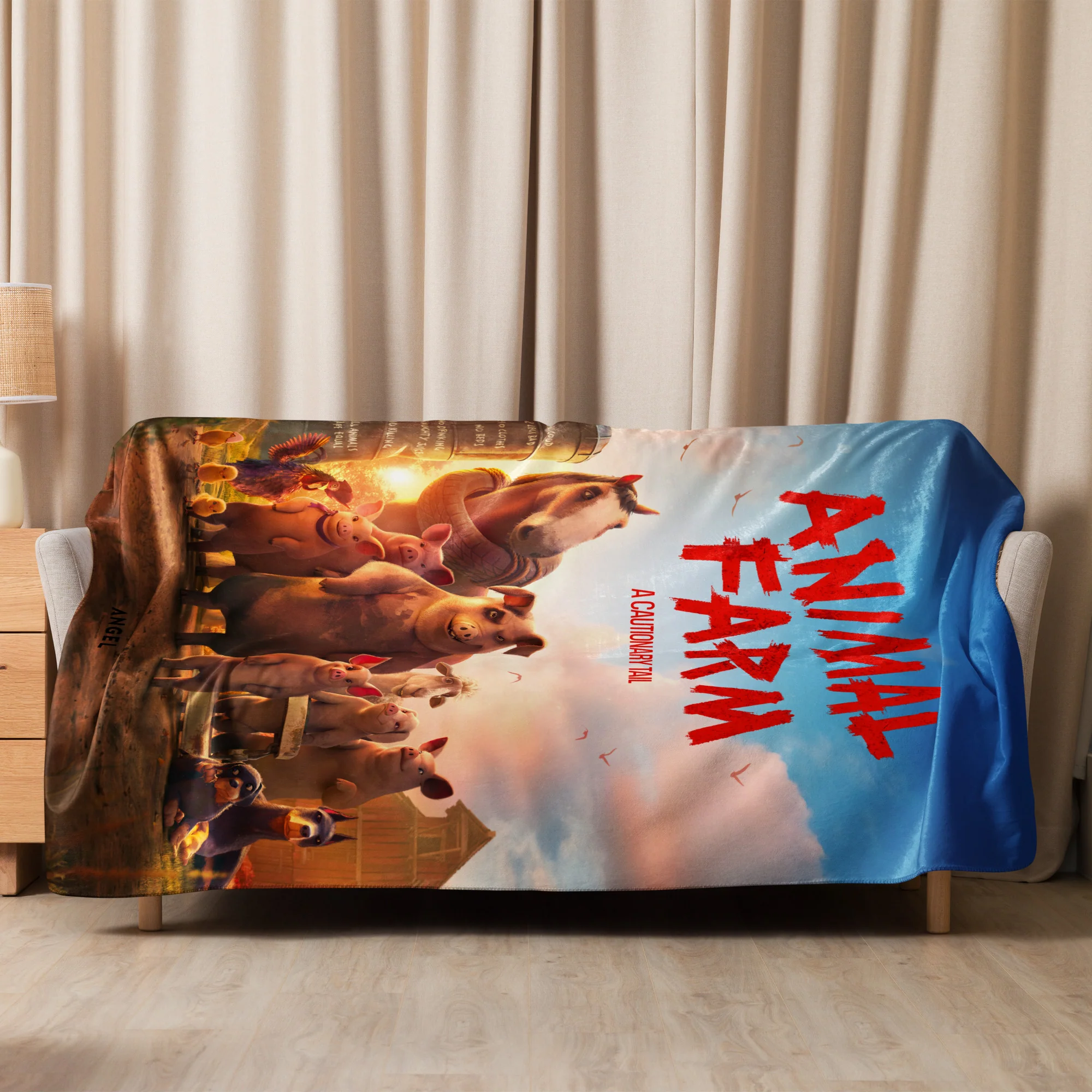 Animal Farm Sherpa Blanket - Image 3