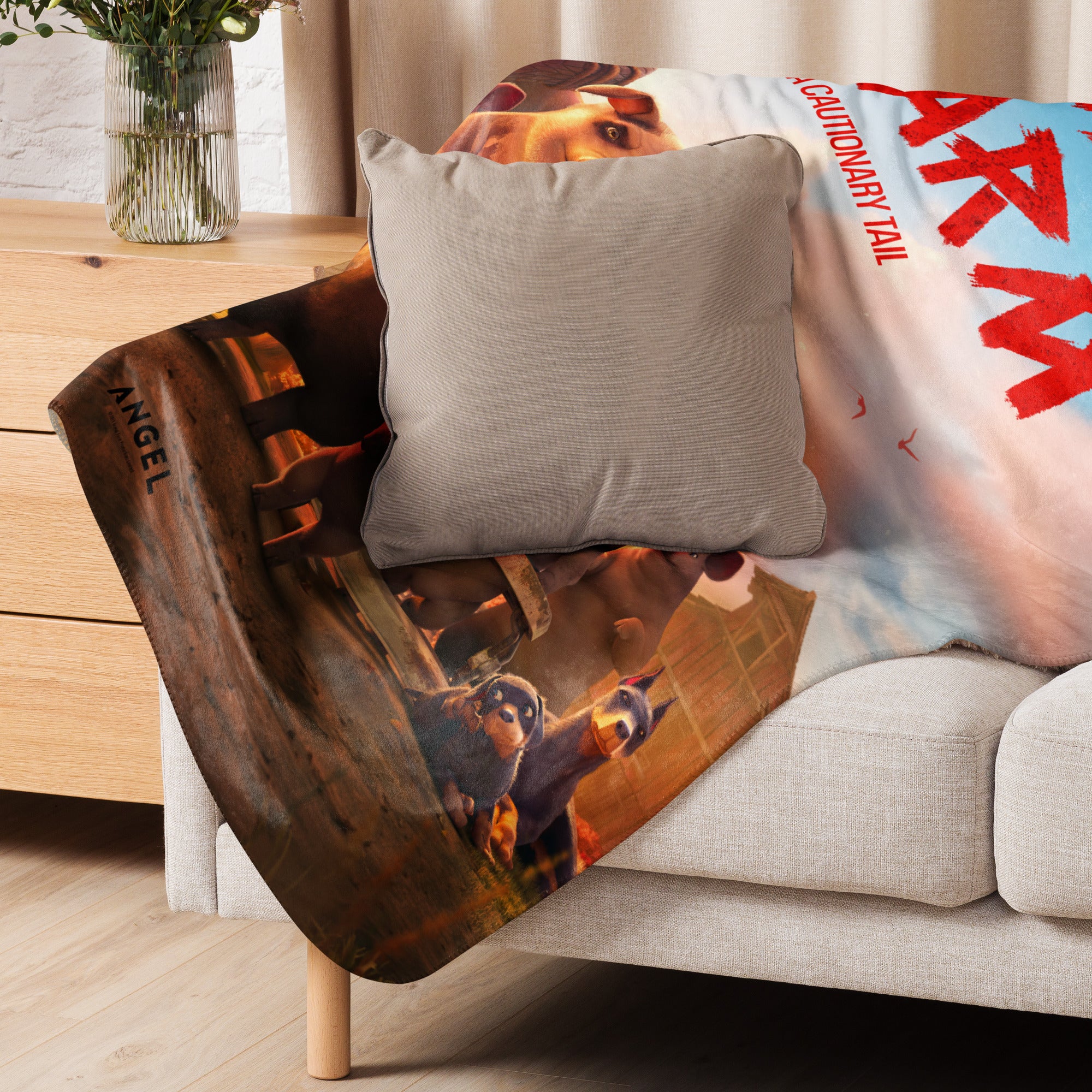 Animal Farm Sherpa Blanket - Image 4