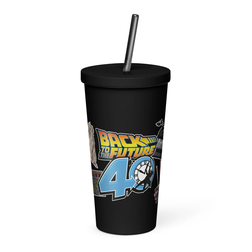 Back to the Future 40th Anniversary Stainless Steel Tumbler