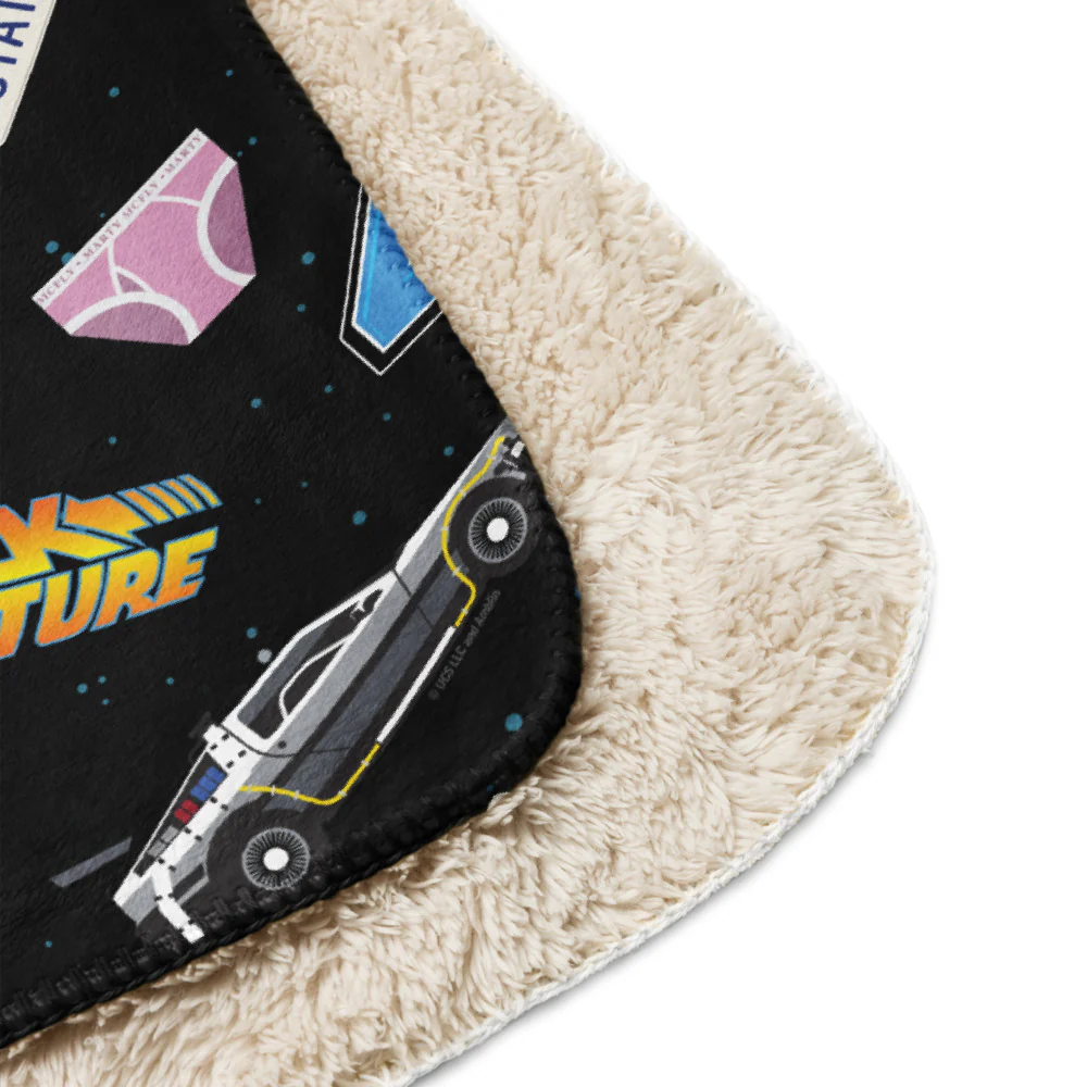 Back to the Future Icons Sherpa Blanket - Image 2