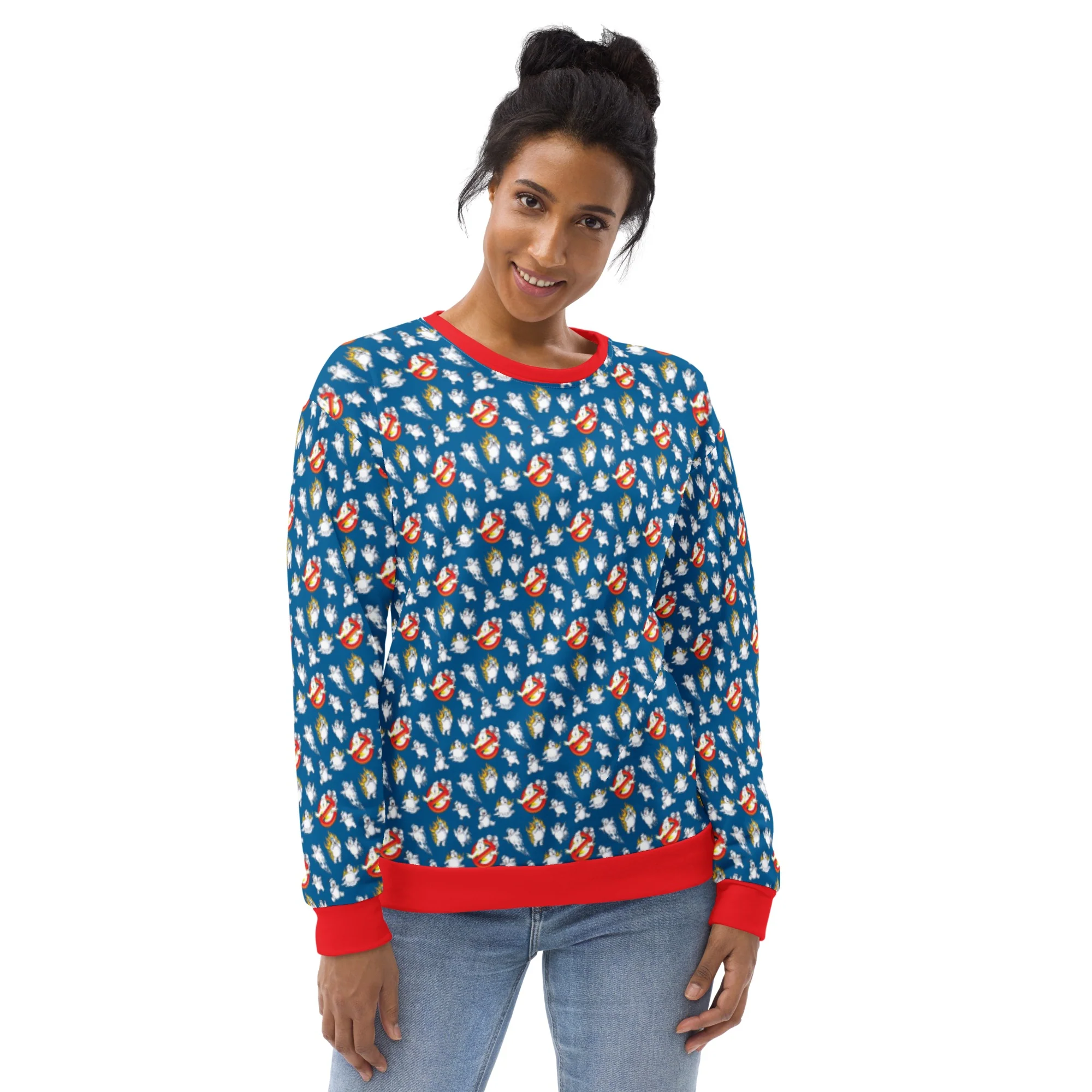 Ghostbusters: Frozen Empire Stay Puft Marshmallow Man Crewneck Sweatshirt - Image 3