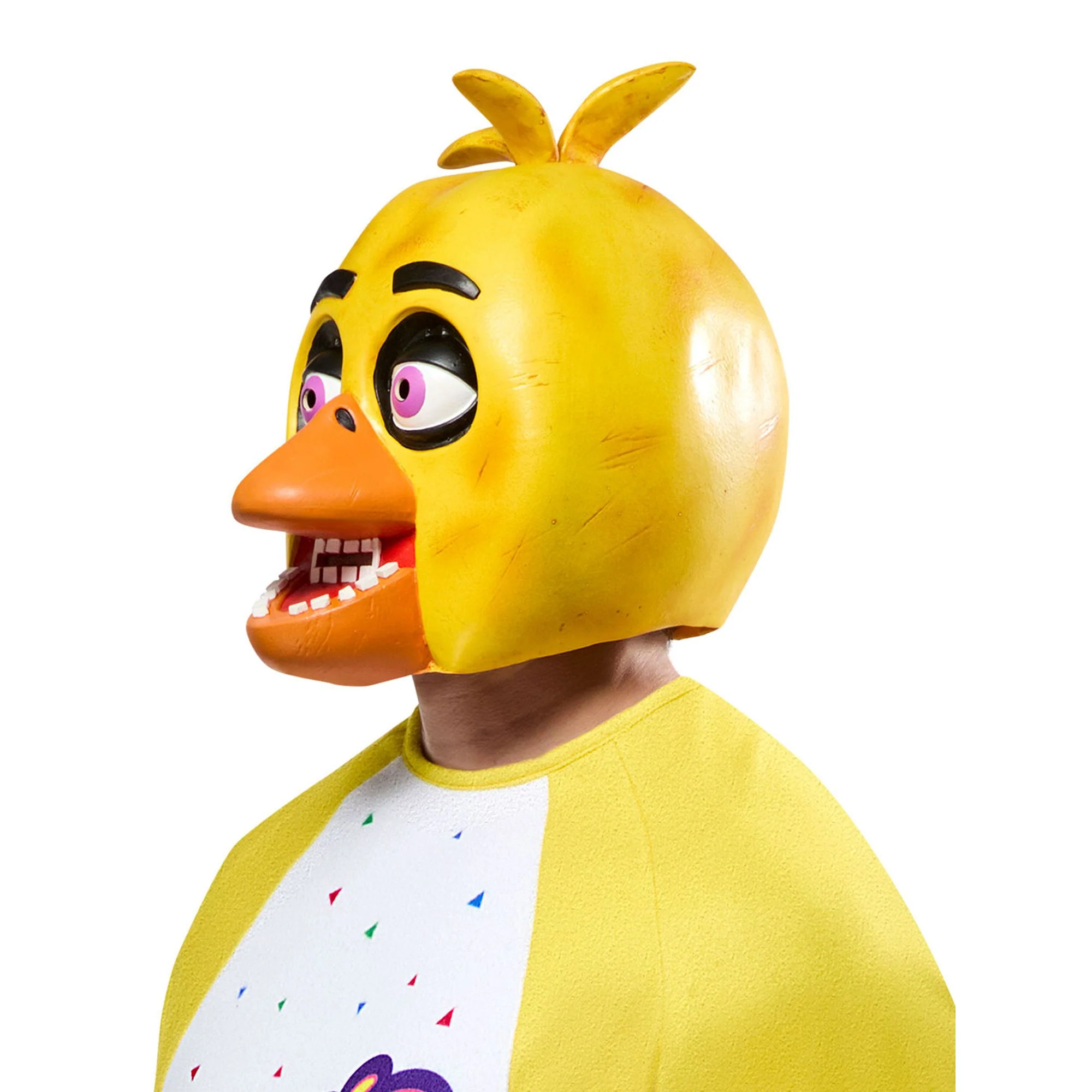 Five Nights at Freddy's Chica Adult Overhead Latex Mask - Image 2