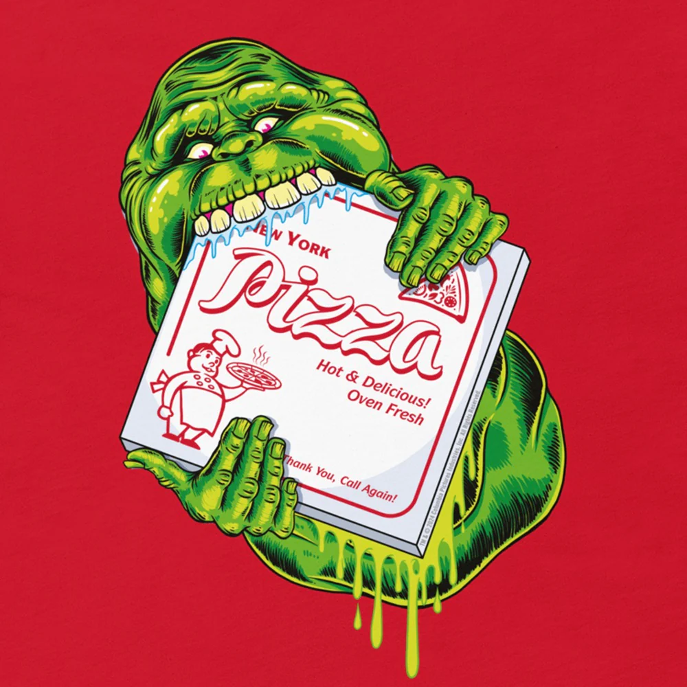 Ghostbusters: Frozen Empire New York Pizza Slimer T-shirt - Image 2