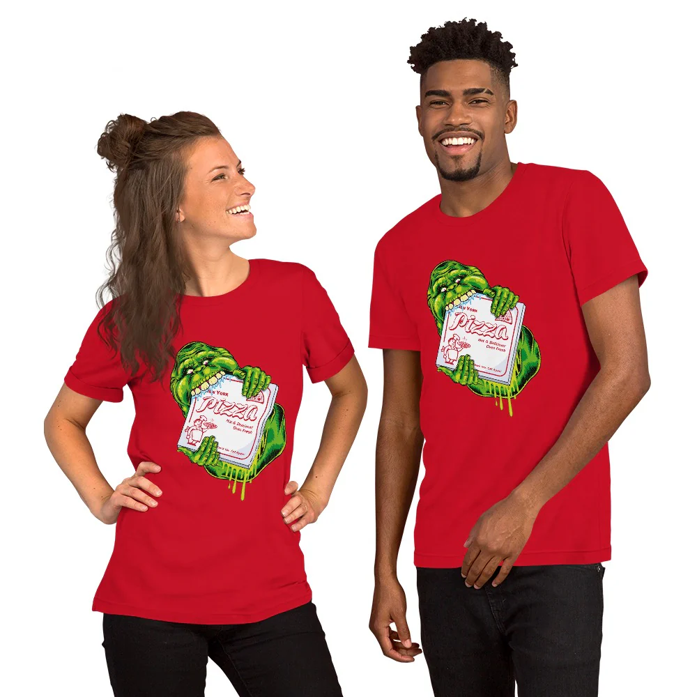 Ghostbusters: Frozen Empire New York Pizza Slimer T-shirt - Image 3
