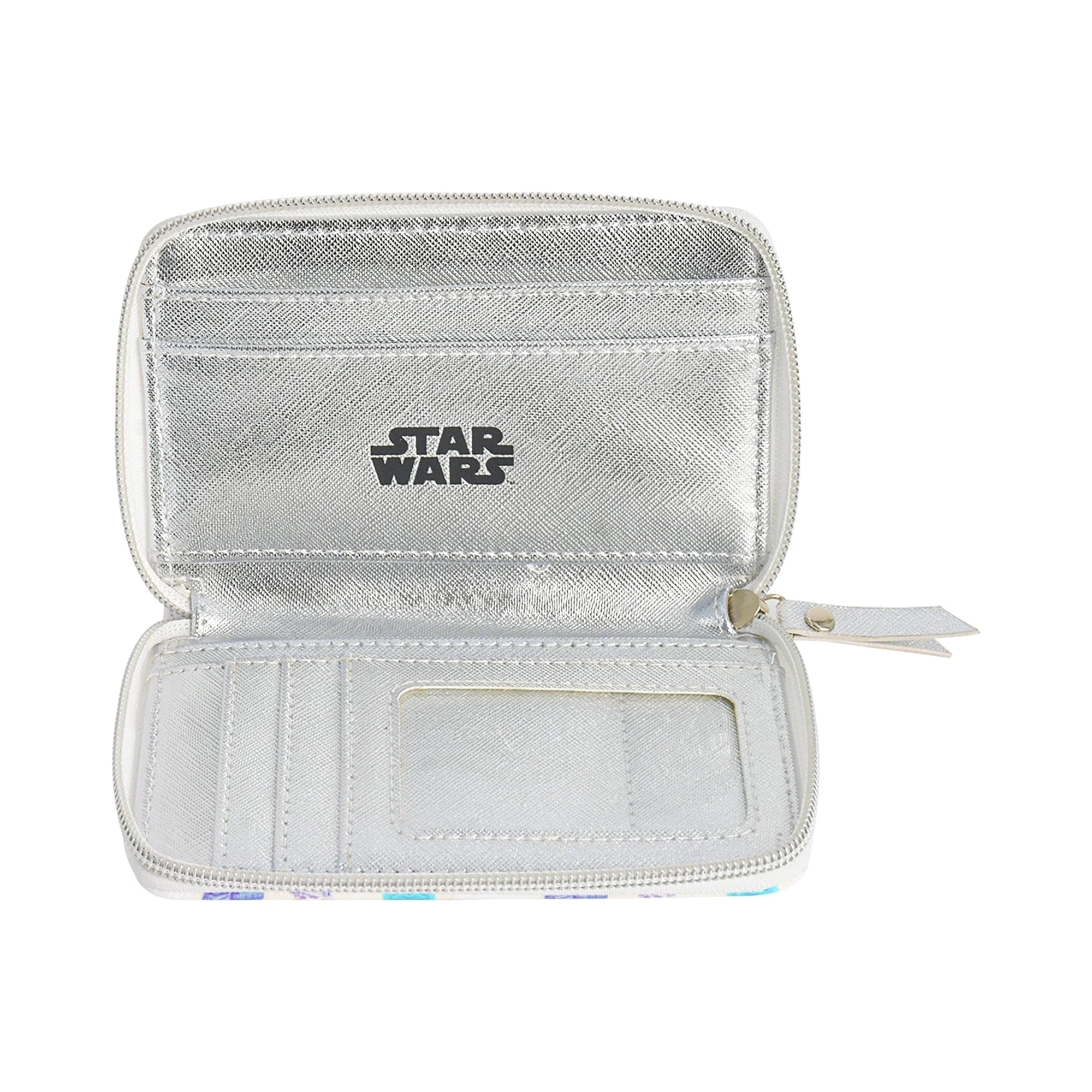 Star Wars Grogu Handle Ball Zip Around Wallet with ID Window - Image 3