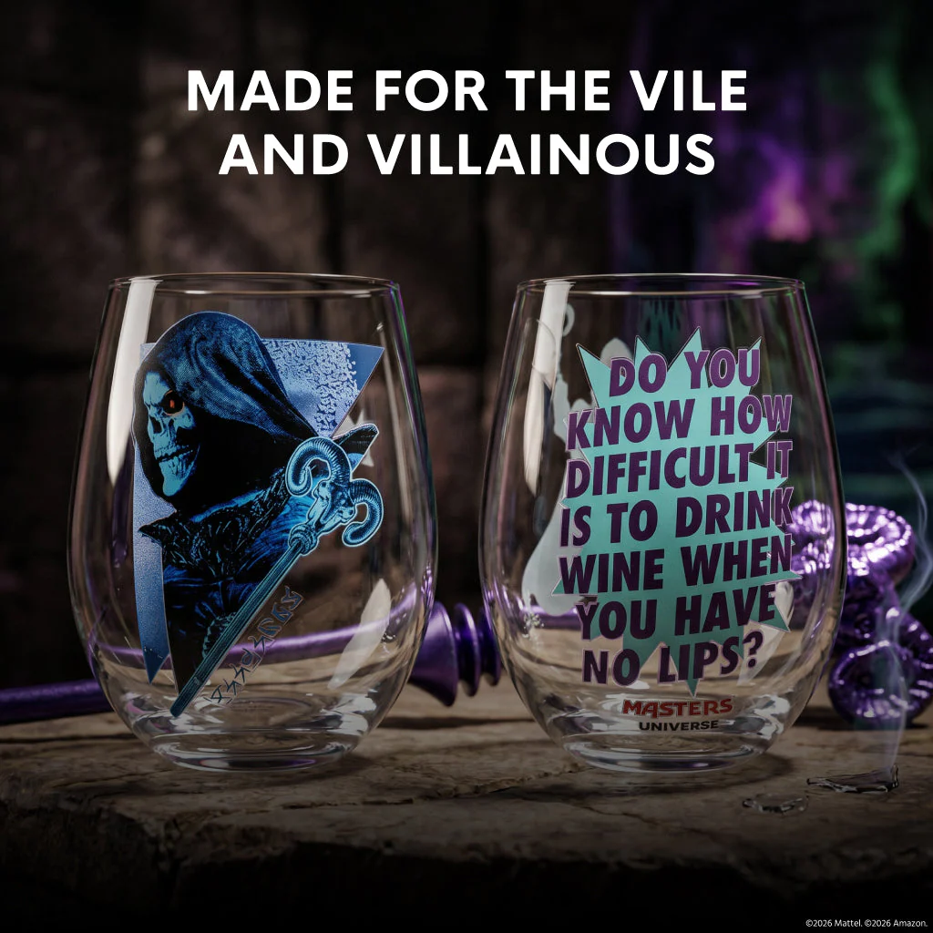 Masters of the Universe Skeletor Stemless Wine Glasses - Image 4