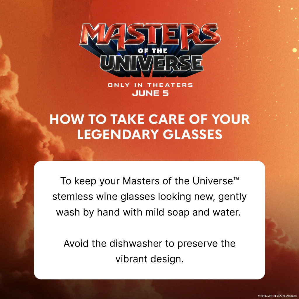 Masters of the Universe Skeletor Stemless Wine Glasses - Image 8