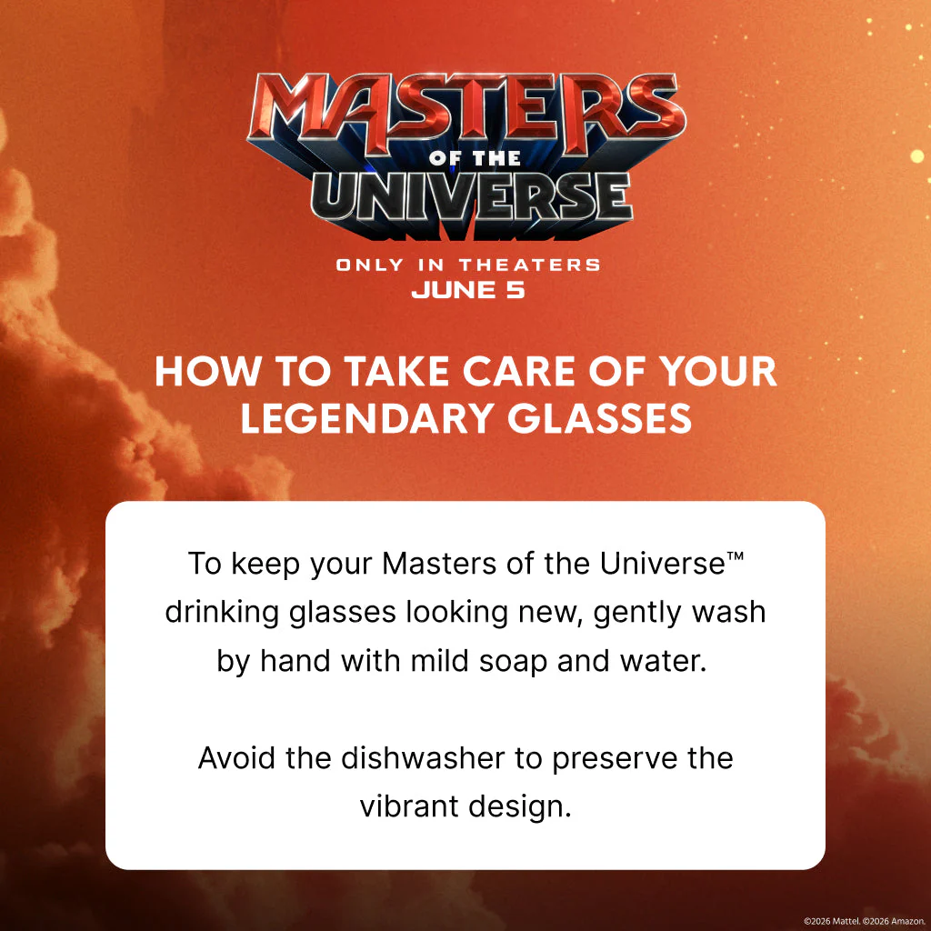Masters of the Universe 2026 Movie Drinking Glasses - Image 16