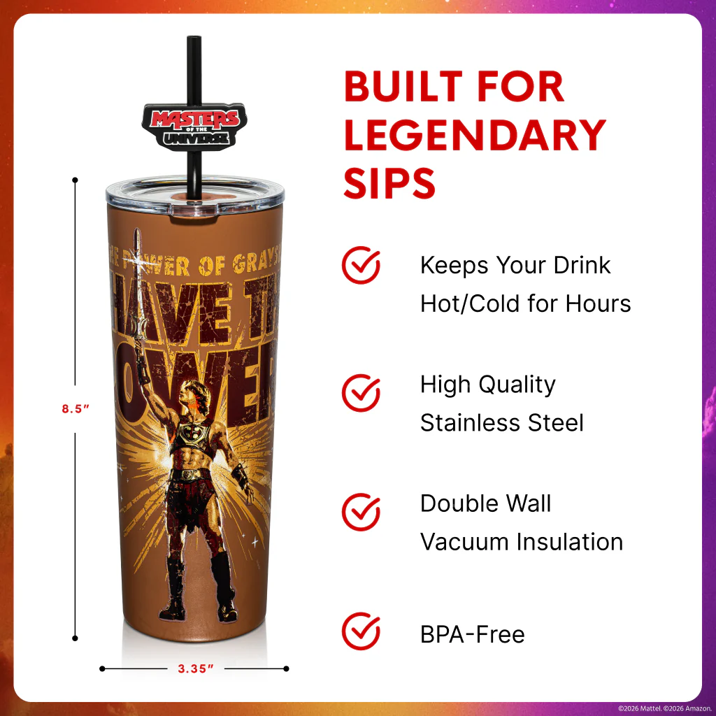 Masters of the Universe I Have The Power Stainless Steel Tumbler - Image 7
