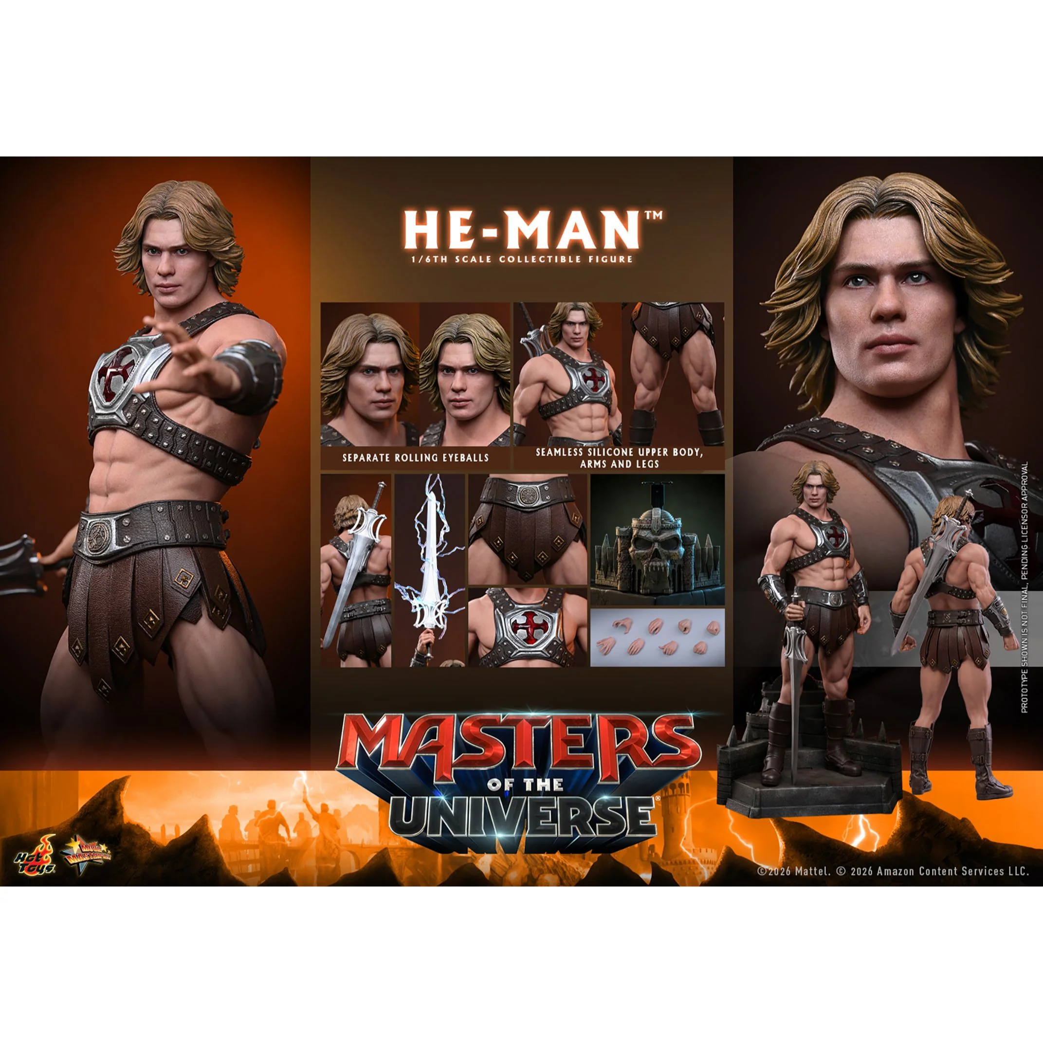 Masters of the Universe Sixth Scale Figure He-Man - Image 3