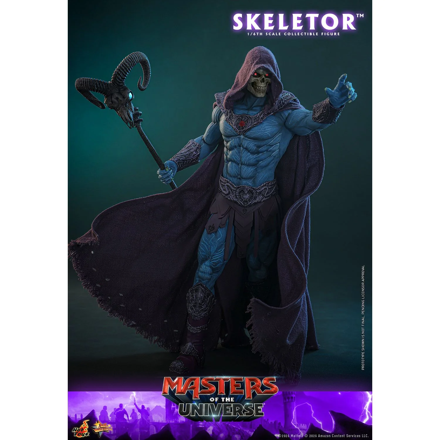Masters of the Universe x Hot Toys Skeletor Sixth Scale Figure