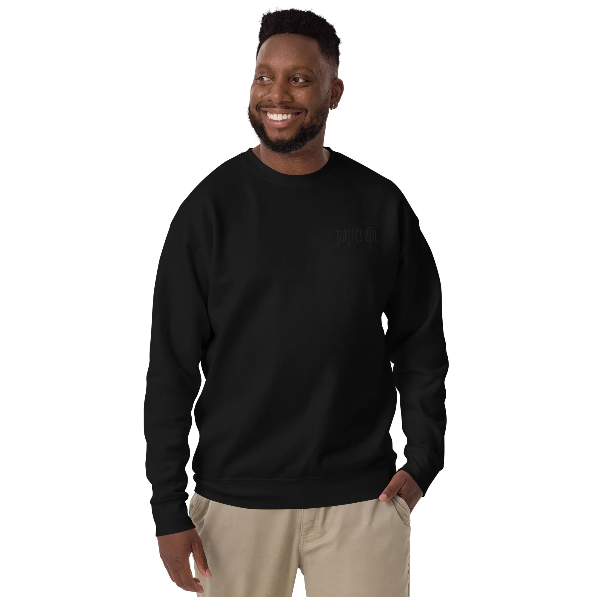 Nosferatu Embroidered Crewneck Sweatshirt - Image 3
