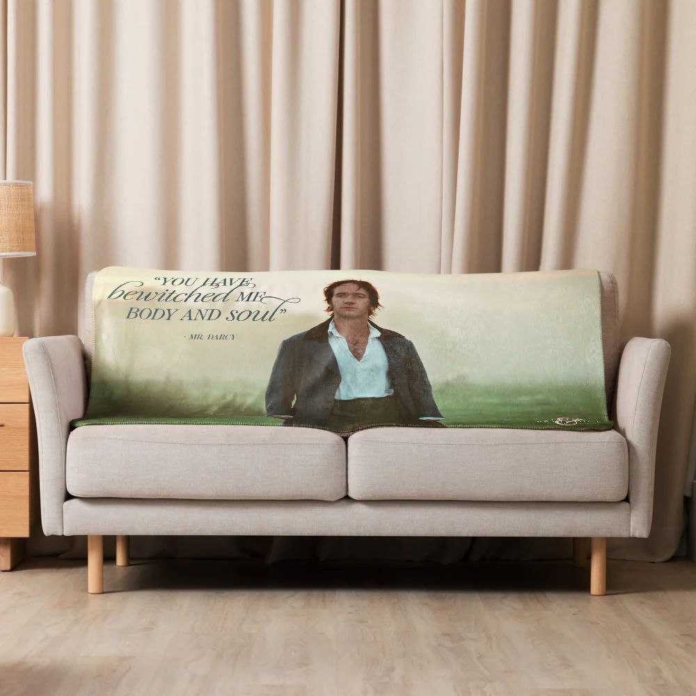 Pride & Prejudice You Have Bewitched Me Sherpa Blanket - Image 3