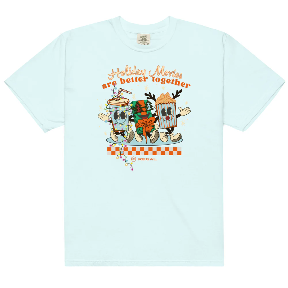 Regal Cinemas Holiday Movies Comfort Colors T-Shirt