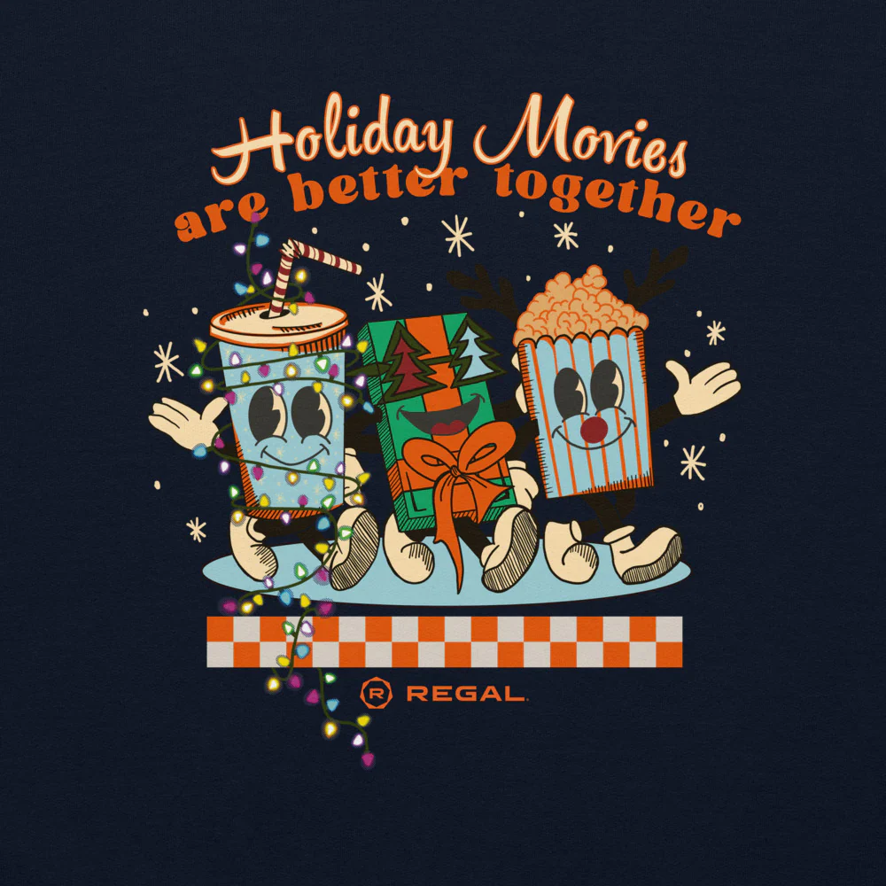 Regal Cinemas Holiday Movies Crewneck Sweatshirt - Image 2