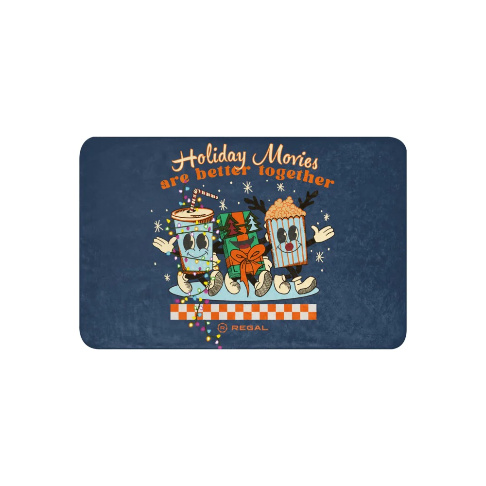 Regal Cinemas Holiday Movies Sherpa Blanket - Image 8