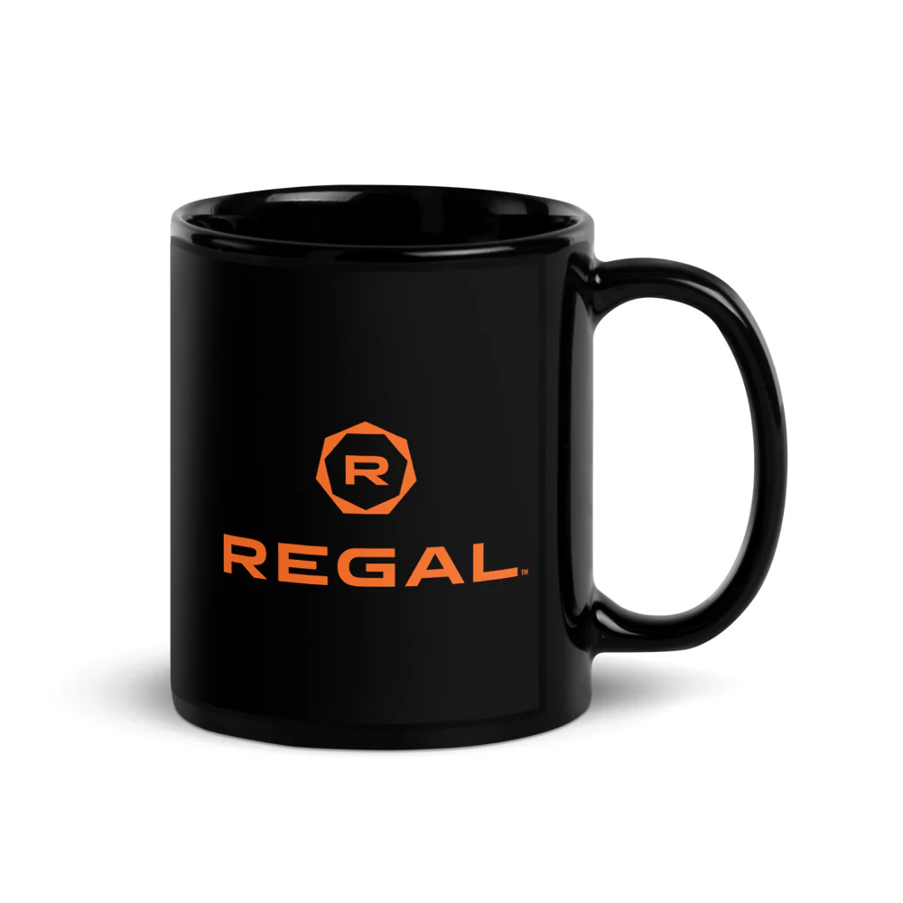 Regal Cinemas Logo Black Mug - Image 2