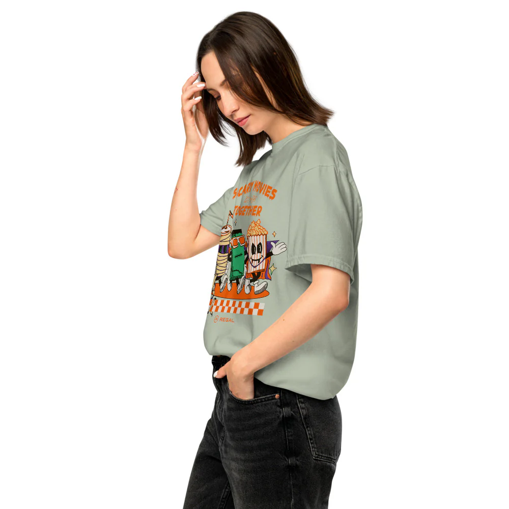 Regal Cinemas Scary Movies Comfort Colors T-Shirt - Image 4