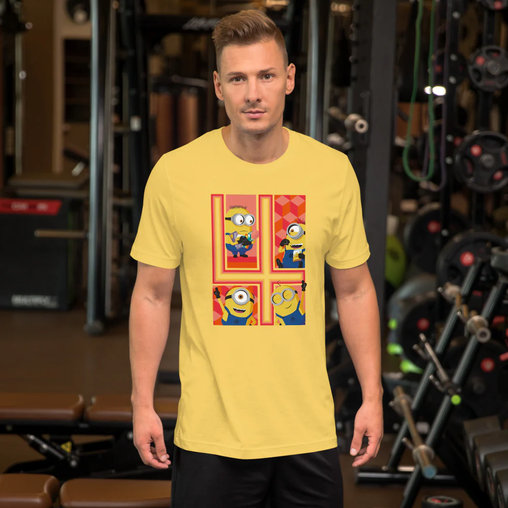 Despicable Me 4 Four Minions Unisex T-Shirt - Image 3
