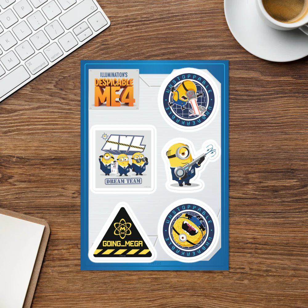 Despicable Me 4 Sticker Sheet - Image 2