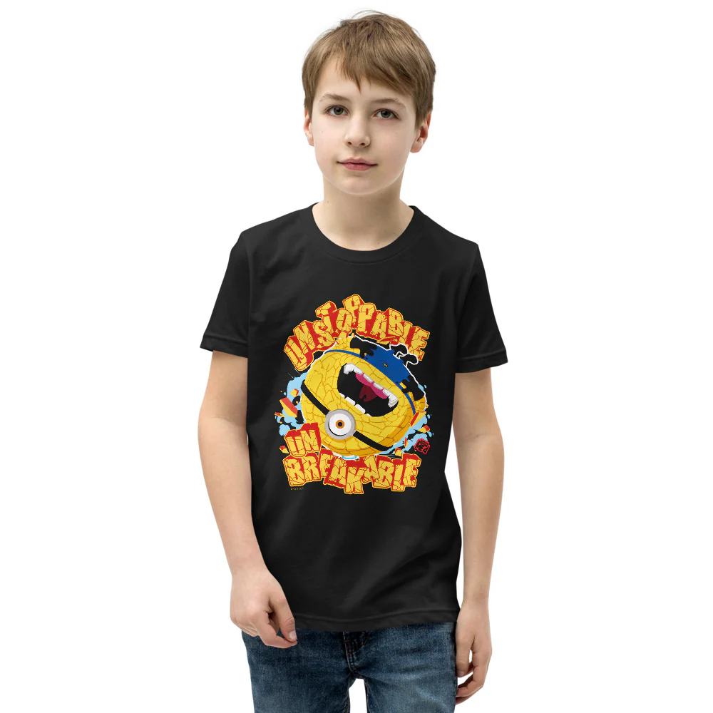 Despicable Me 4 Unstoppable Unbreakable Youth T-Shirt - Image 2