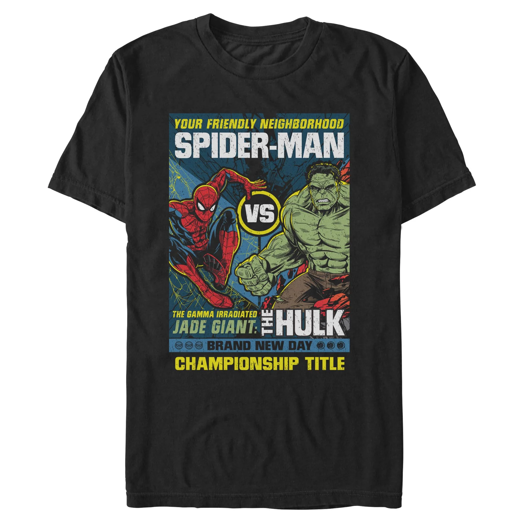 Spider-Man: Brand New Day Men's Championship Title T-Shirt