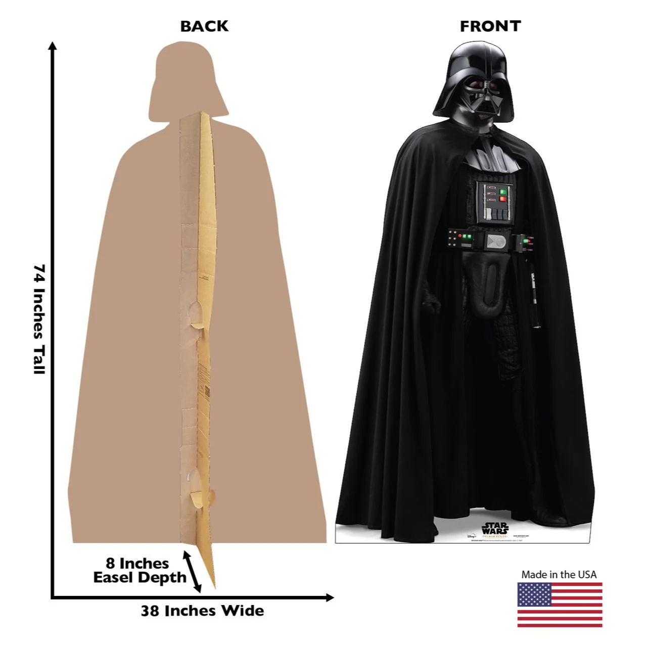 Star Wars: Darth Vader Cardboard Cutout Standee - Image 2