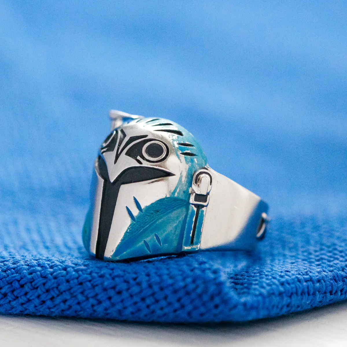 Star Wars x RockLove Bo-Katan Helmet Ring - Image 6