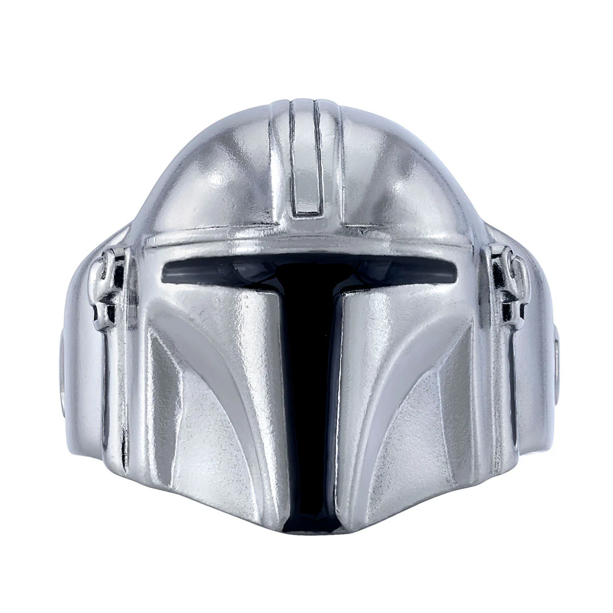 Star Wars x RockLove The Mandalorian Helmet Sterling Silver Ring