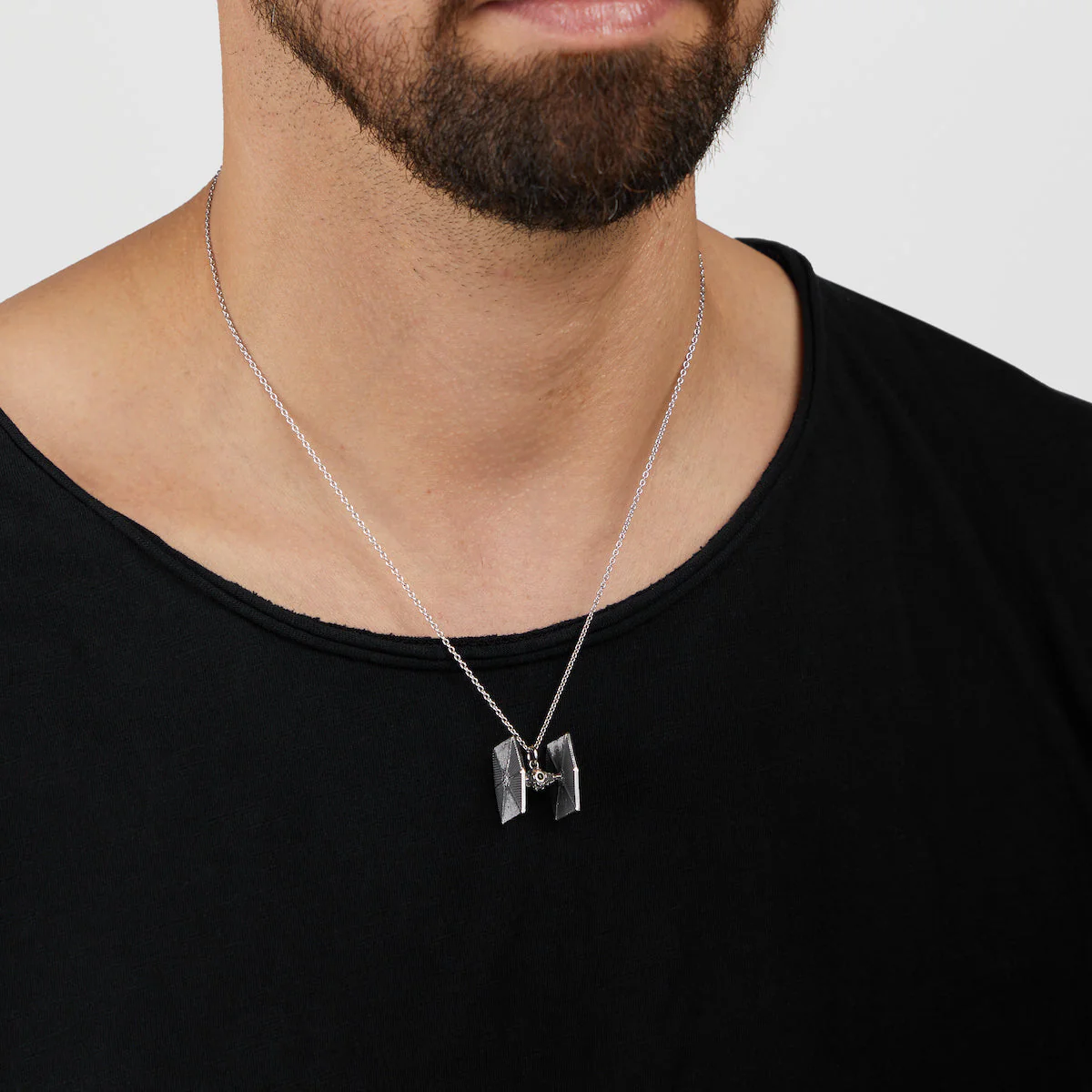 Star Wars x RockLove TIE Fighter Necklace - Image 2