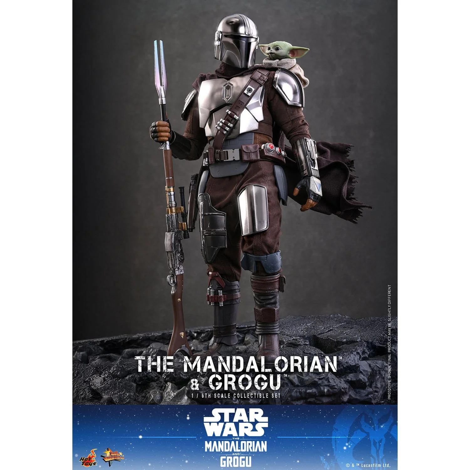 The Mandalorian The Mandalorian & Grogu 1/6th Scale Figure Set