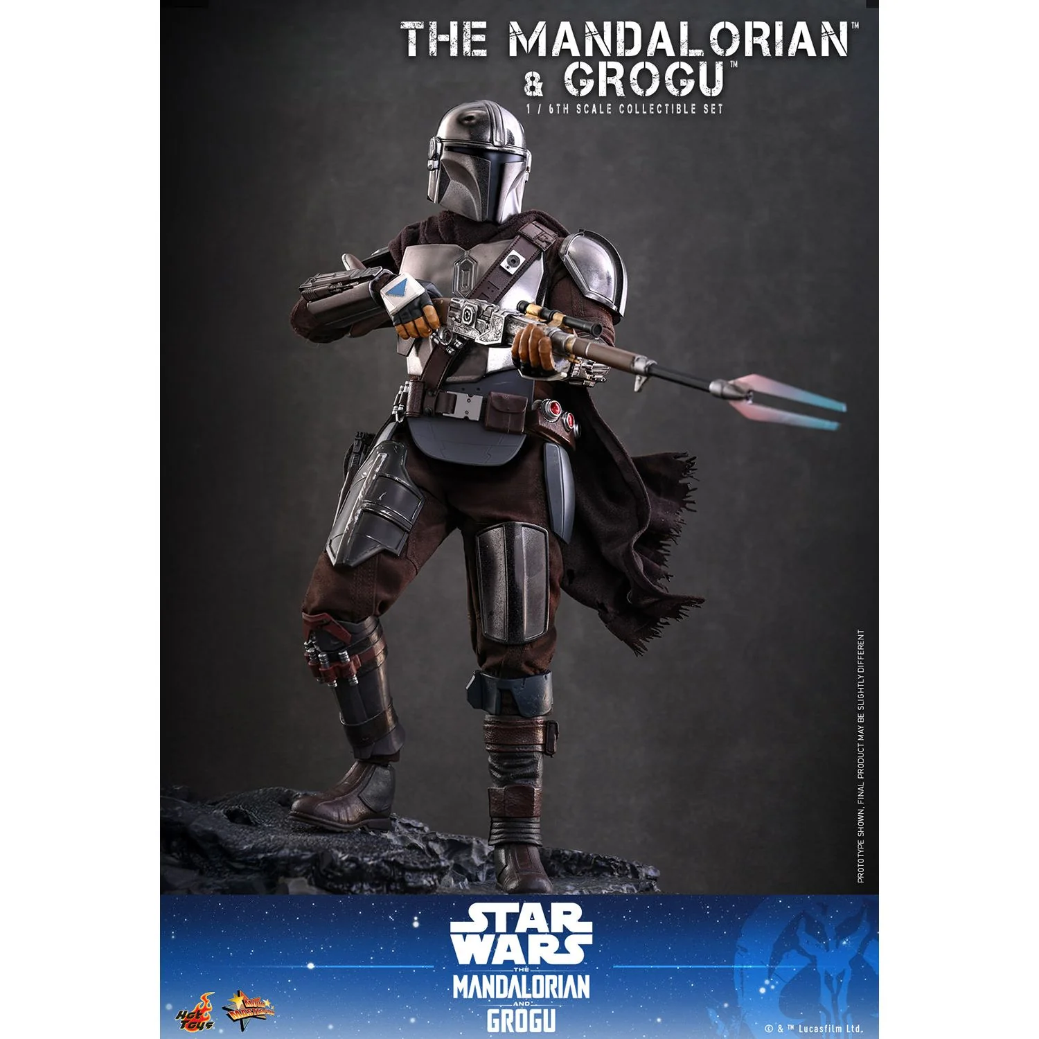 The Mandalorian The Mandalorian & Grogu 1/6th Scale Figure Set - Image 12