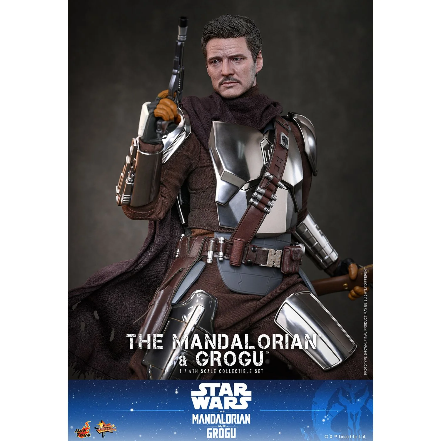 The Mandalorian The Mandalorian & Grogu 1/6th Scale Figure Set - Image 17