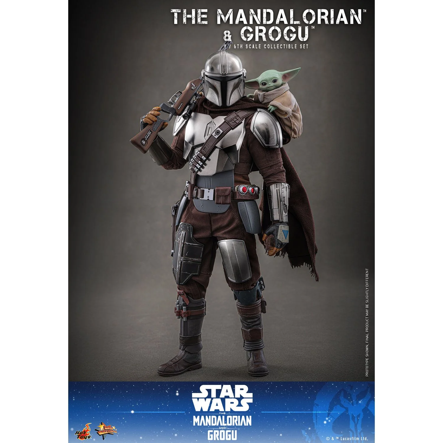 The Mandalorian The Mandalorian & Grogu 1/6th Scale Figure Set - Image 21