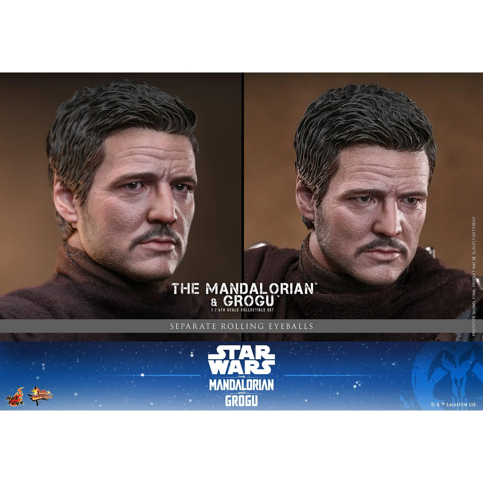 The Mandalorian The Mandalorian & Grogu 1/6th Scale Figure Set - Image 4