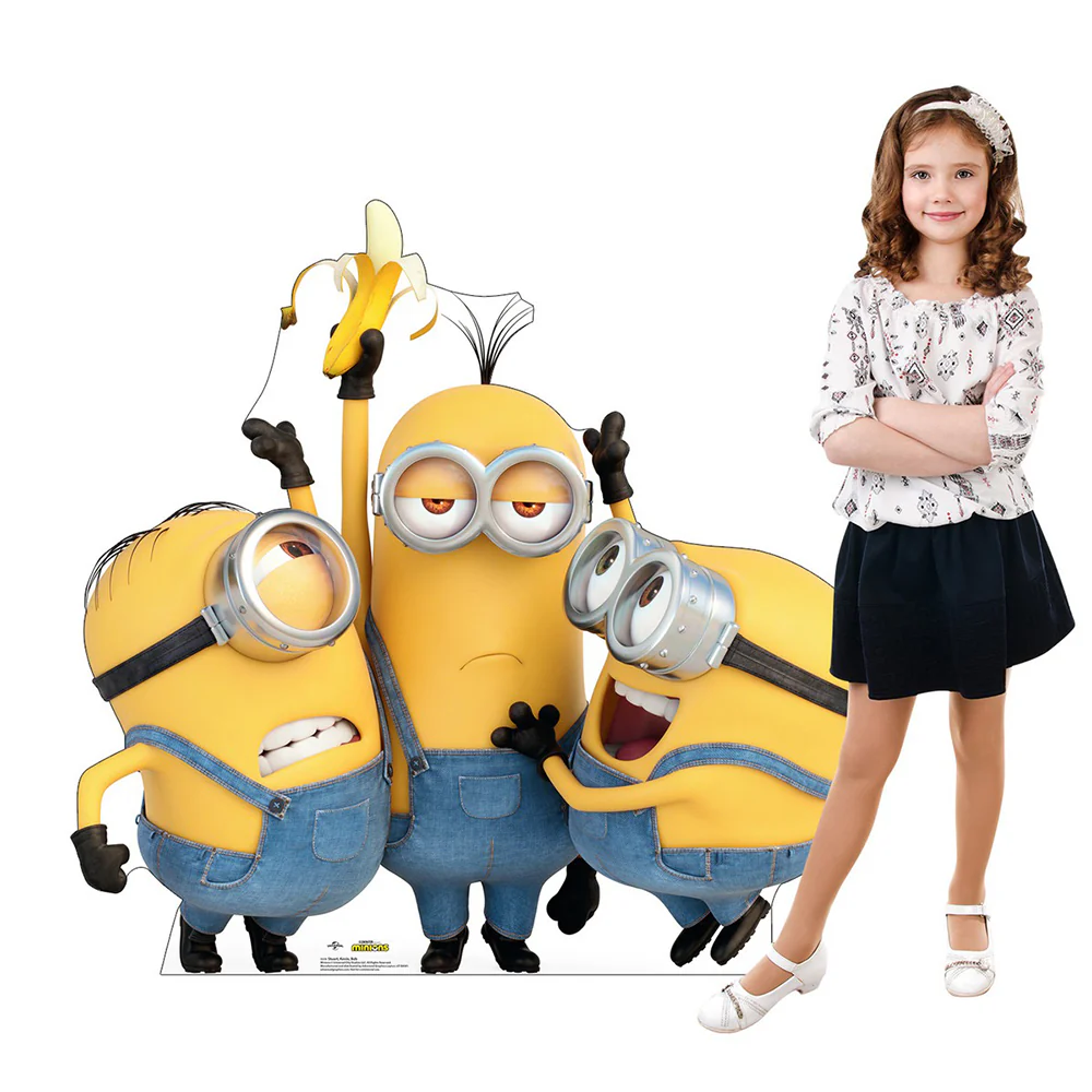 Despicable Me 4: The Minions Stuart, Kevin & Bob Standee - Image 2