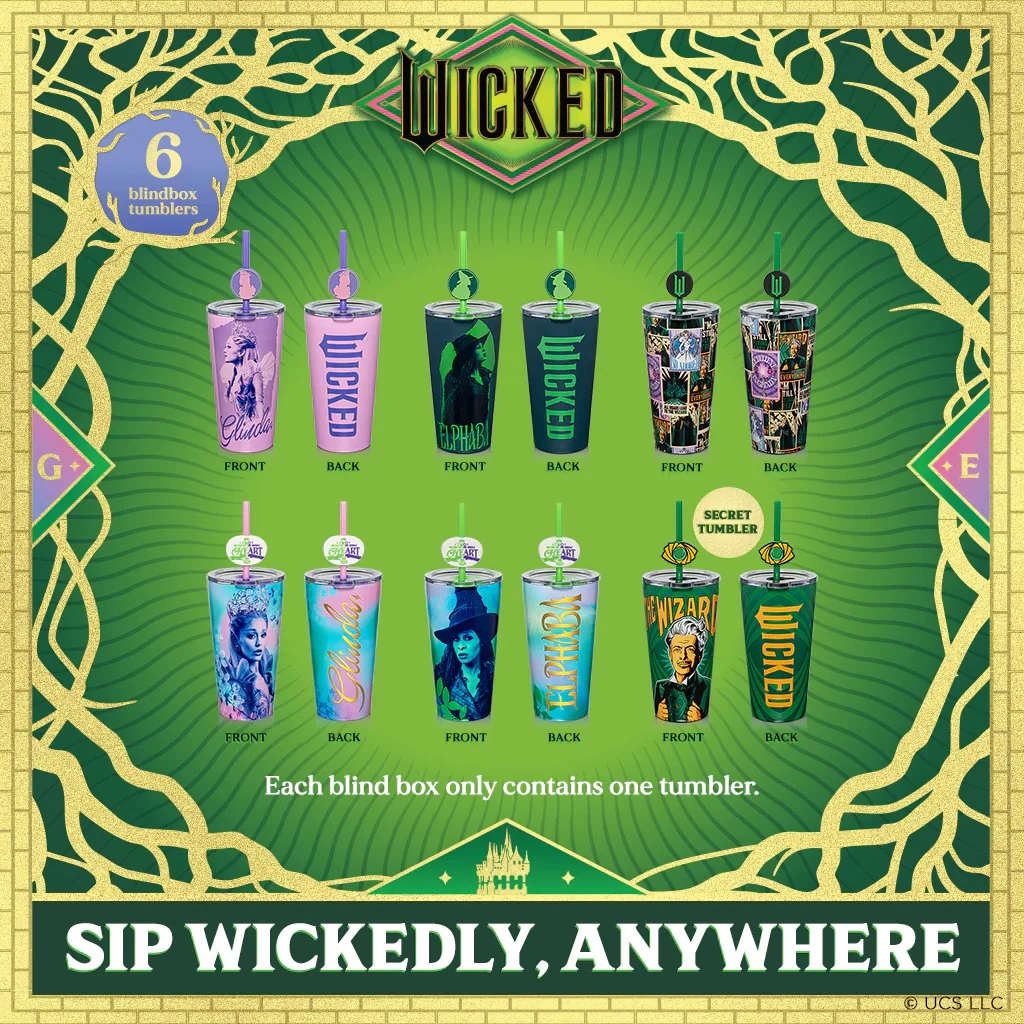 Wicked Movie Blind Box Mystery Stainless Steel Tumbler - Image 2