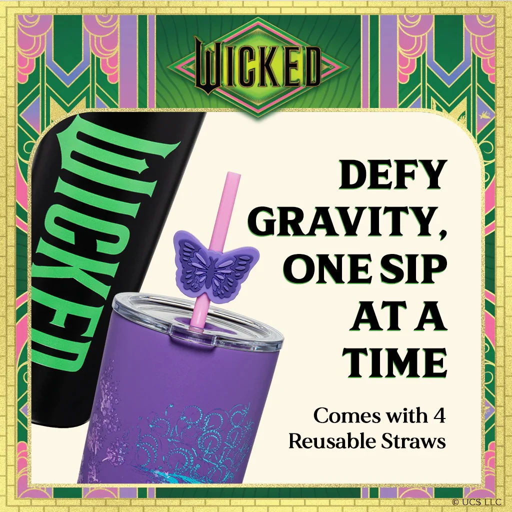 Wicked For Good Glinda & Elphaba Insulated Tumbler Set of 2 - Image 5