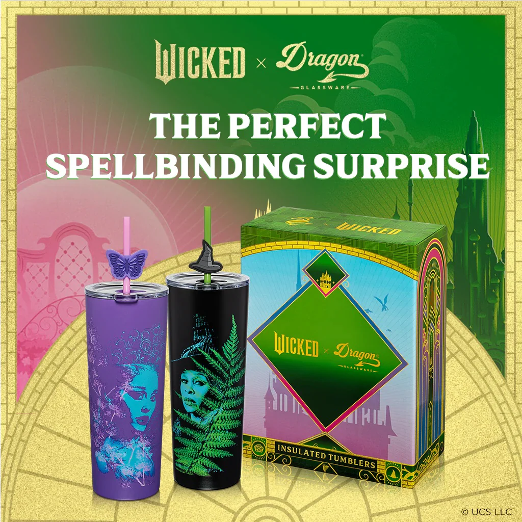 Wicked For Good Glinda & Elphaba Insulated Tumbler Set of 2 - Image 7