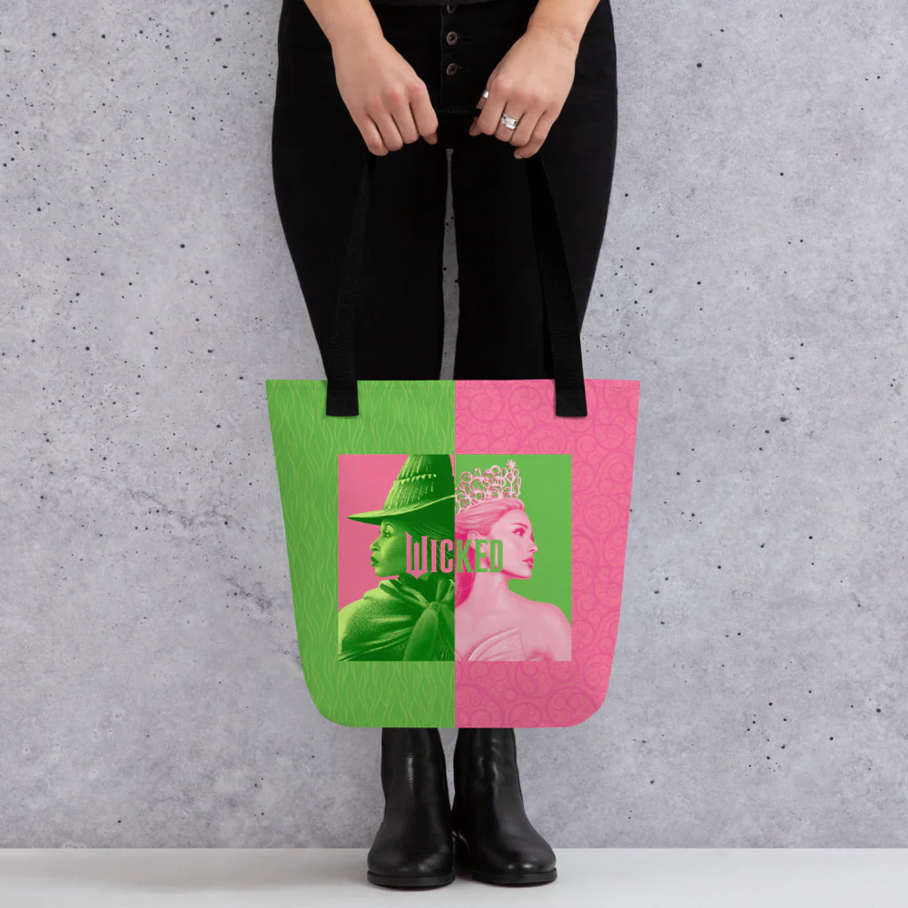 Wicked Pink & Green Tote Bag - Image 2