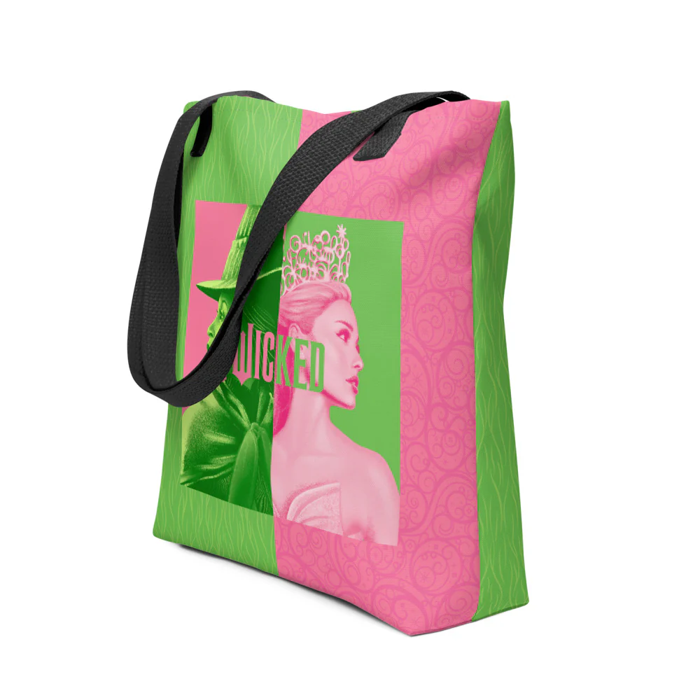 Wicked Pink & Green Tote Bag - Image 3